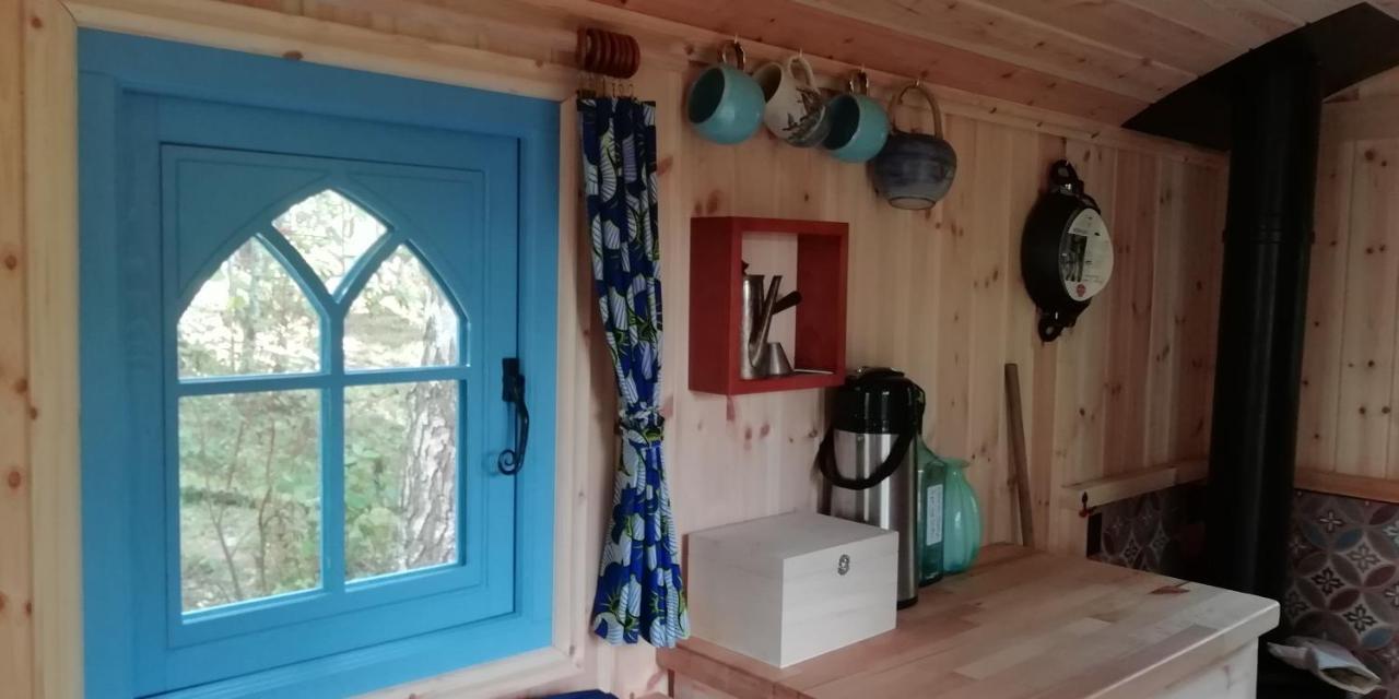 Sapphire Forest Garden Shepherd'S Hut Church Stretton Exterior foto
